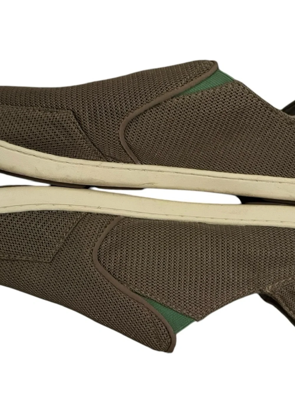 OluKai Men's Nohea Mesh Slip-On Loafers in Dark Shadow Size 13